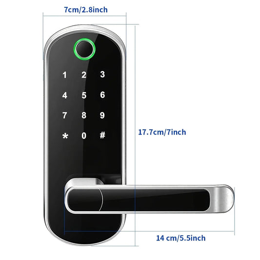 Smart Fingerprint Lock – Keyless Biometric Security for Home, Office & Cabinets