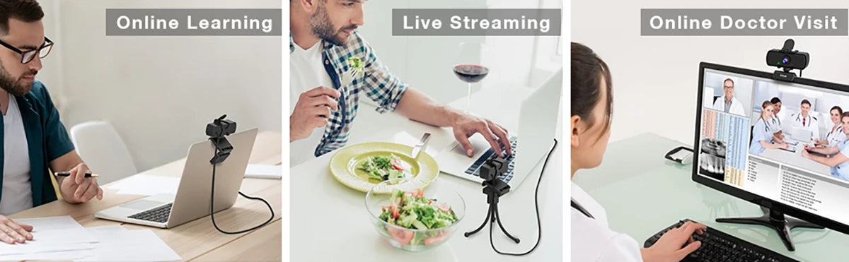 ClearView™ 2K Webcam Canada | 1440P HD Streaming Camera 
USB Plug & Play