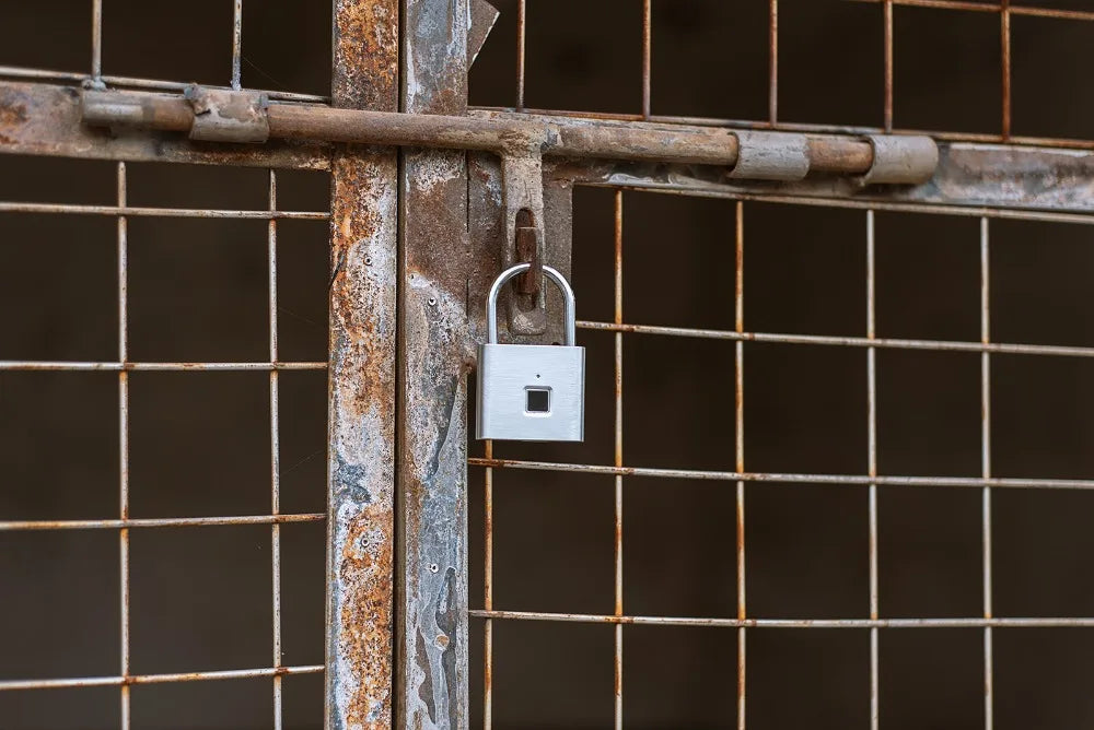 SecureLock™ Smart Fingerprint Padlock Canada | Keyless 
Waterproof Biometric Lock USB-C