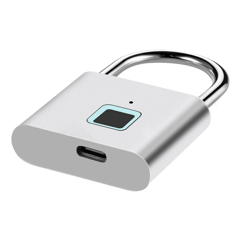 SecureLock™ Smart Fingerprint Padlock Canada | Keyless 
Waterproof Biometric Lock USB-C