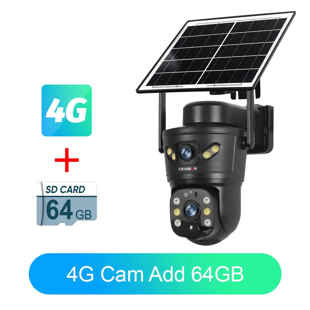 GuardVision™ 4G Solar Security Camera Canada | 8MP 
Outdoor WiFi CCTV Night Vision