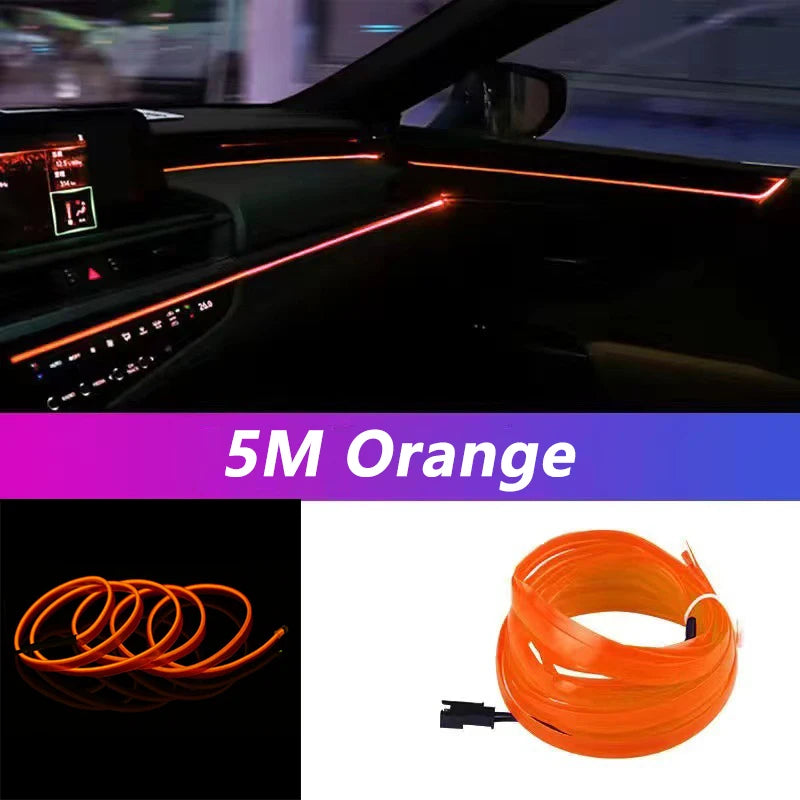NeonDrive 5M Car Interior LED Strip Canada | USB RGB 
Ambient Light Car Decoration