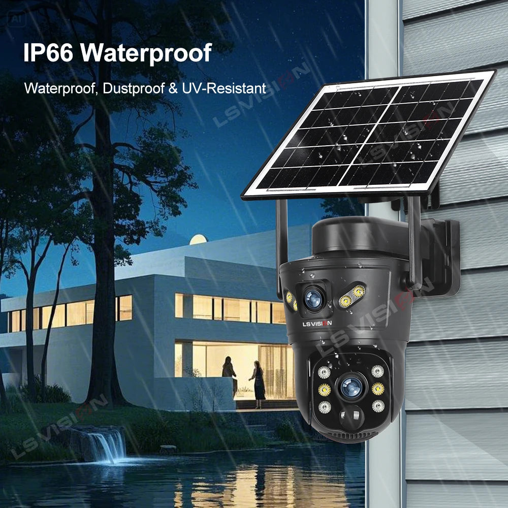 GuardVision™ 4G Solar Security Camera Canada | 8MP 
Outdoor WiFi CCTV Night Vision