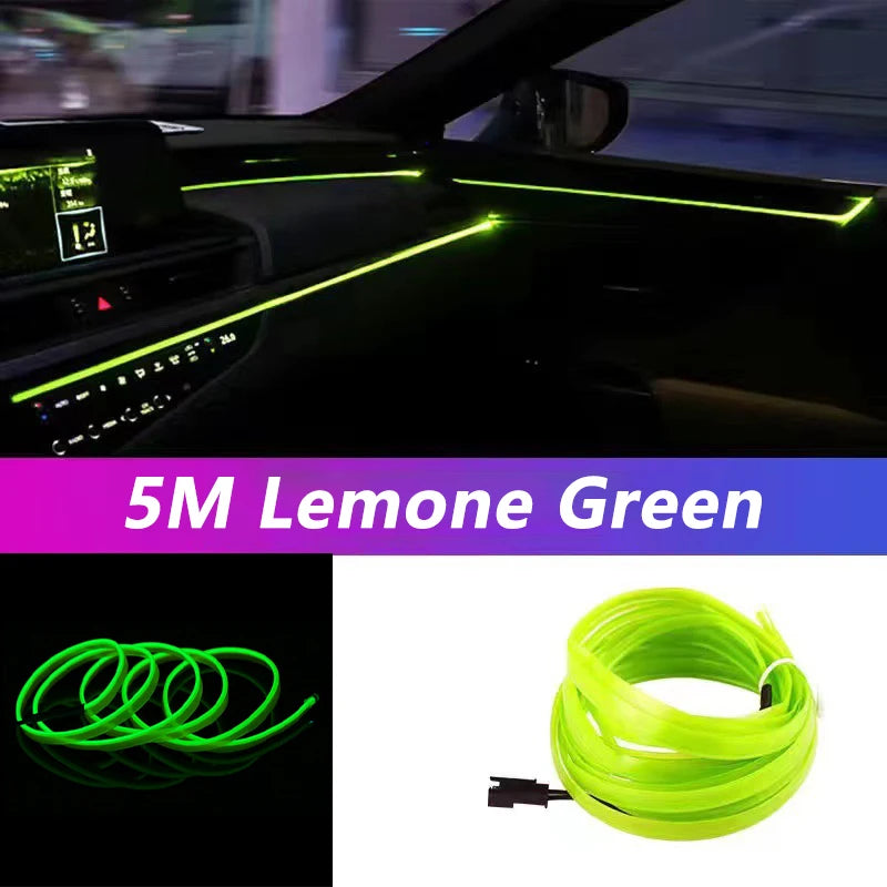 NeonDrive 5M Car Interior LED Strip Canada | USB RGB 
Ambient Light Car Decoration