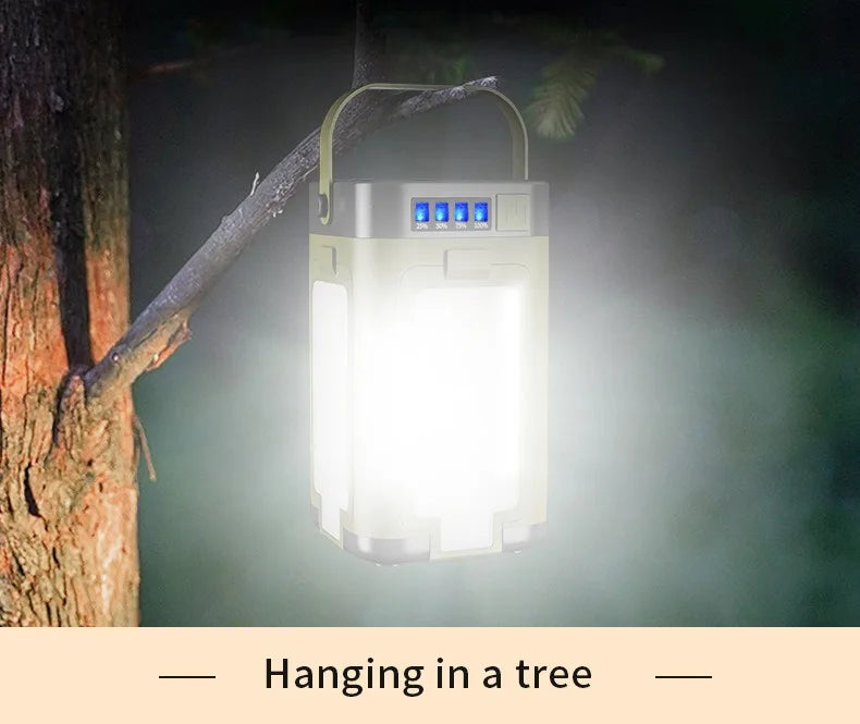 NorthLantern™ Solar Camping Lantern Canada | Foldable 
4-Panel Outdoor Emergency Light