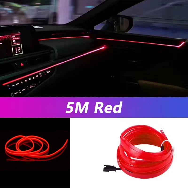 NeonDrive 5M Car Interior LED Strip Canada | USB RGB 
Ambient Light Car Decoration