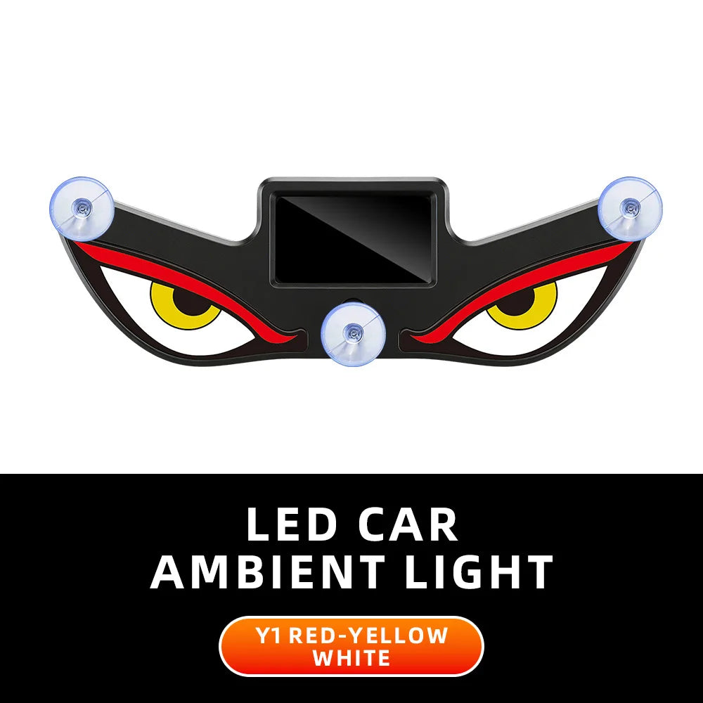DemonEye™ Solar-Powered Wireless LED Ambient Light | Breathing Atmosphere Window & Dash Lamp