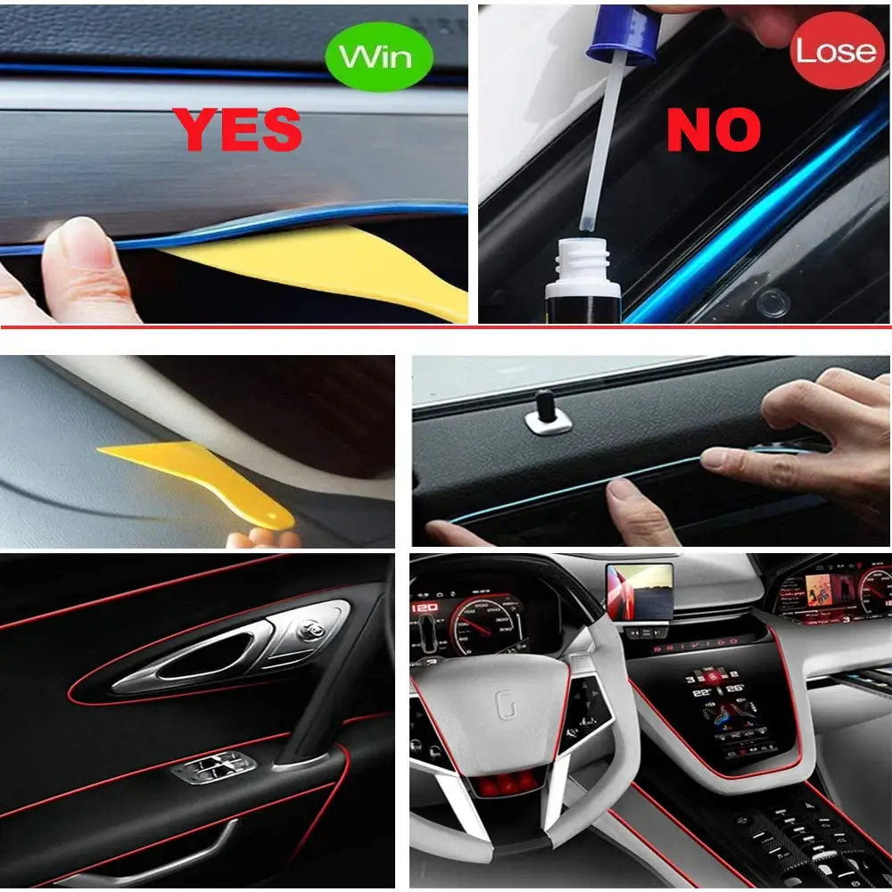 NeonDrive 5M Car Interior LED Strip Canada | USB RGB 
Ambient Light Car Decoration