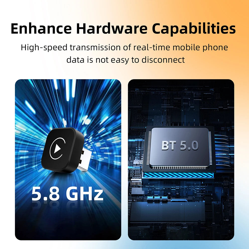 Pro Wireless CarPlay Adapter Canada | Plug & Play 
iPhone Android Auto