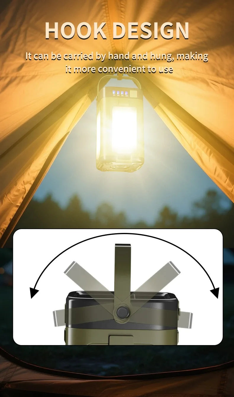 NorthLantern™ Solar Camping Lantern Canada | Foldable 
4-Panel Outdoor Emergency Light