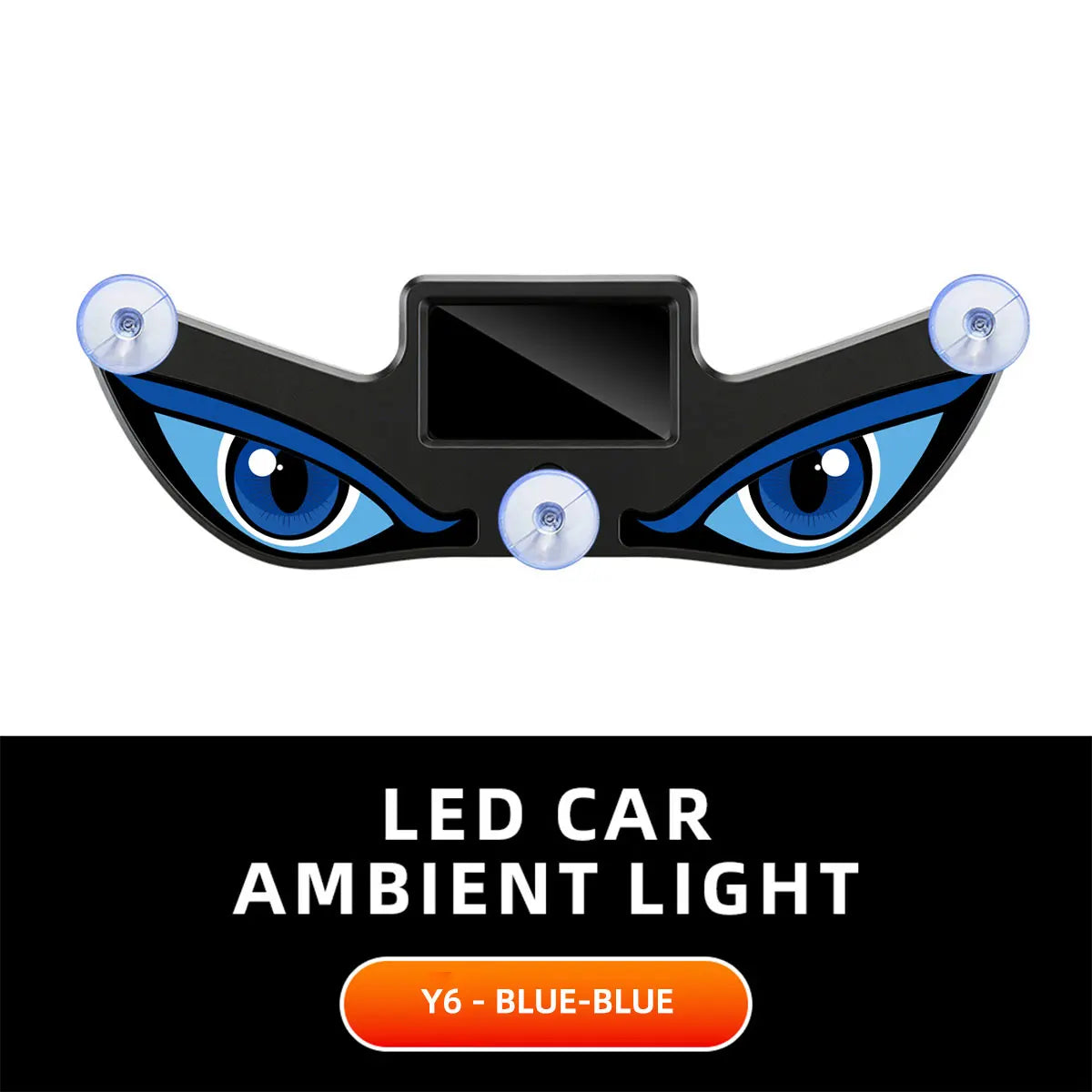 DemonEye™ Solar-Powered Wireless LED Ambient Light | Breathing Atmosphere Window & Dash Lamp