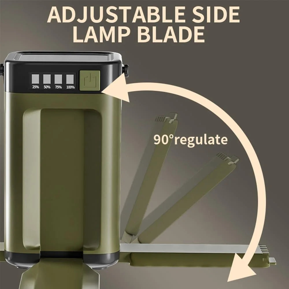 NorthLantern™ Solar Camping Lantern Canada | Foldable 
4-Panel Outdoor Emergency Light