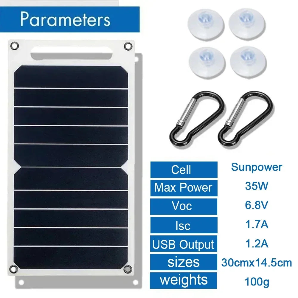35W Foldable Solar Panel Canada | USB Camping 
Outdoor Charger