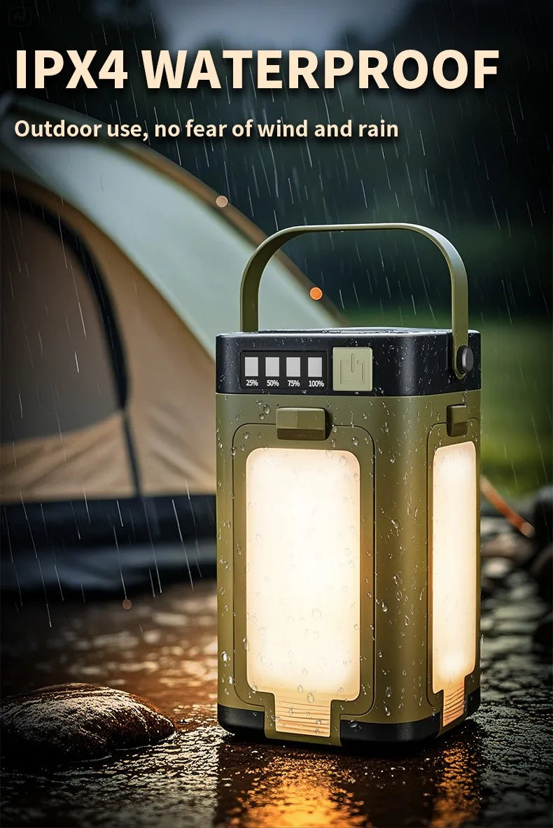 NorthLantern™ Solar Camping Lantern Canada | Foldable 
4-Panel Outdoor Emergency Light