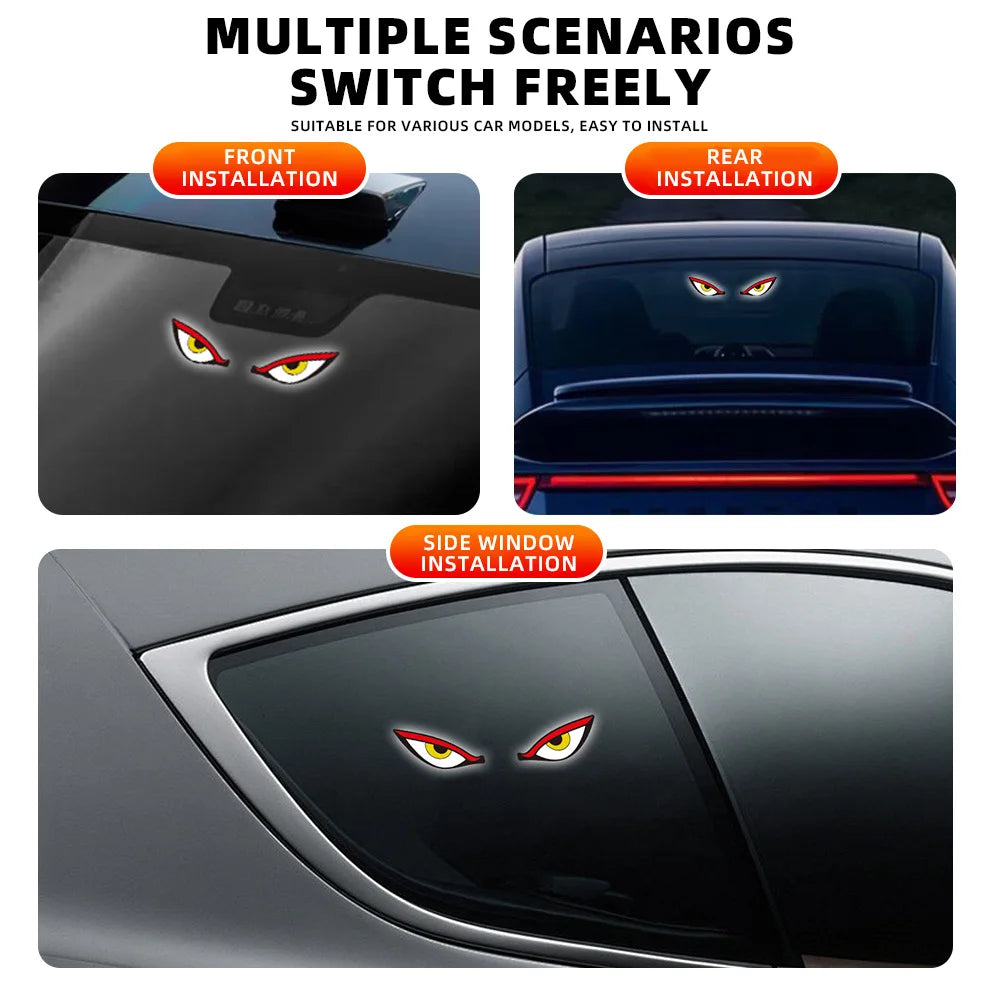 DemonEye™ Solar-Powered Wireless LED Ambient Light | Breathing Atmosphere Window & Dash Lamp