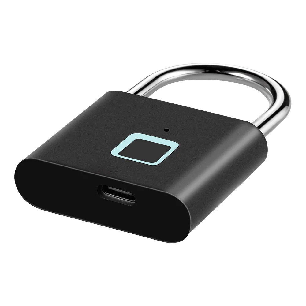 SecureLock™ Smart Fingerprint Padlock Canada | Keyless 
Waterproof Biometric Lock USB-C