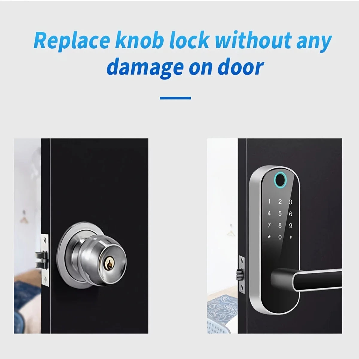 Smart Fingerprint Lock – Keyless Biometric Security for Home, Office & Cabinets
