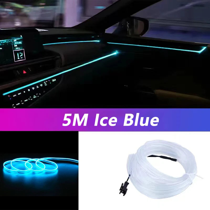 NeonDrive 5M Car Interior LED Strip Canada | USB RGB 
Ambient Light Car Decoration