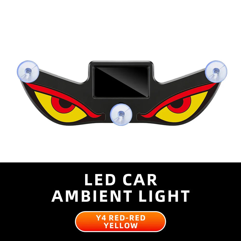 DemonEye™ Solar-Powered Wireless LED Ambient Light | Breathing Atmosphere Window & Dash Lamp