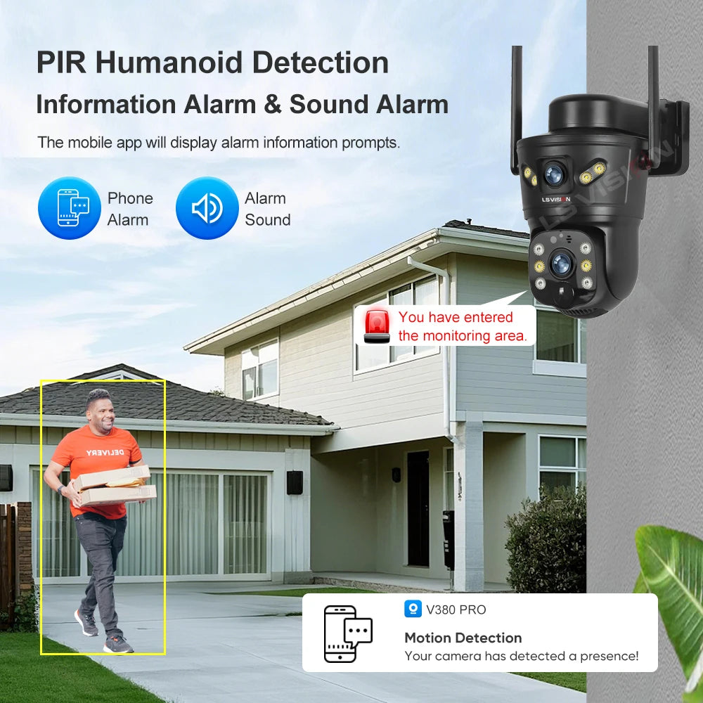 GuardVision™ 4G Solar Security Camera Canada | 8MP 
Outdoor WiFi CCTV Night Vision