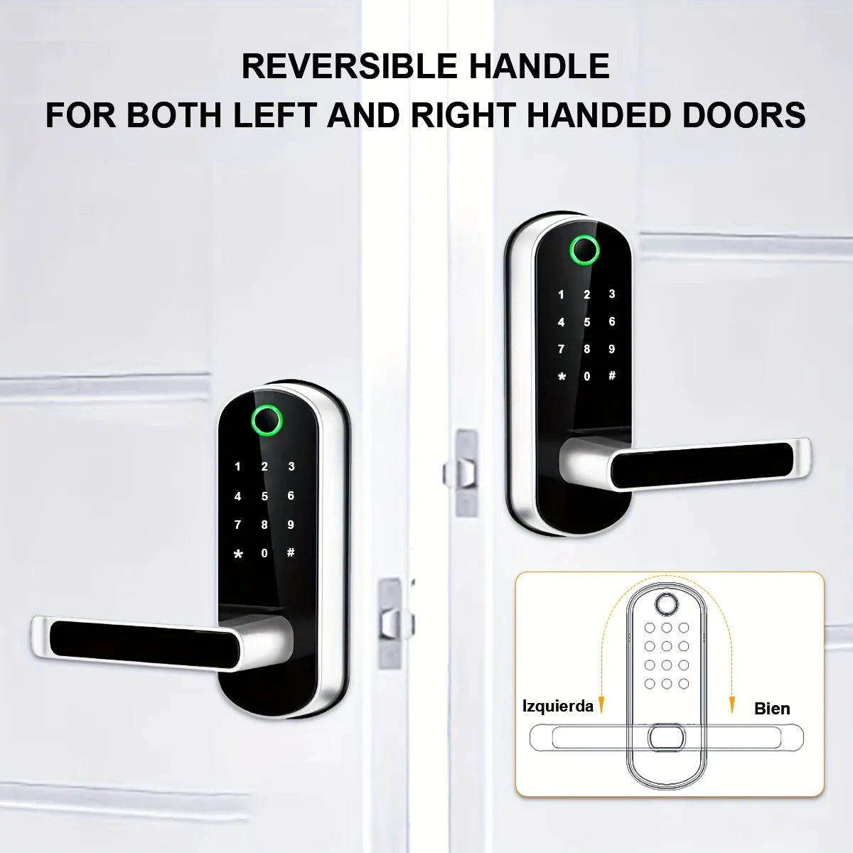 Smart Fingerprint Lock – Keyless Biometric Security for Home, Office & Cabinets