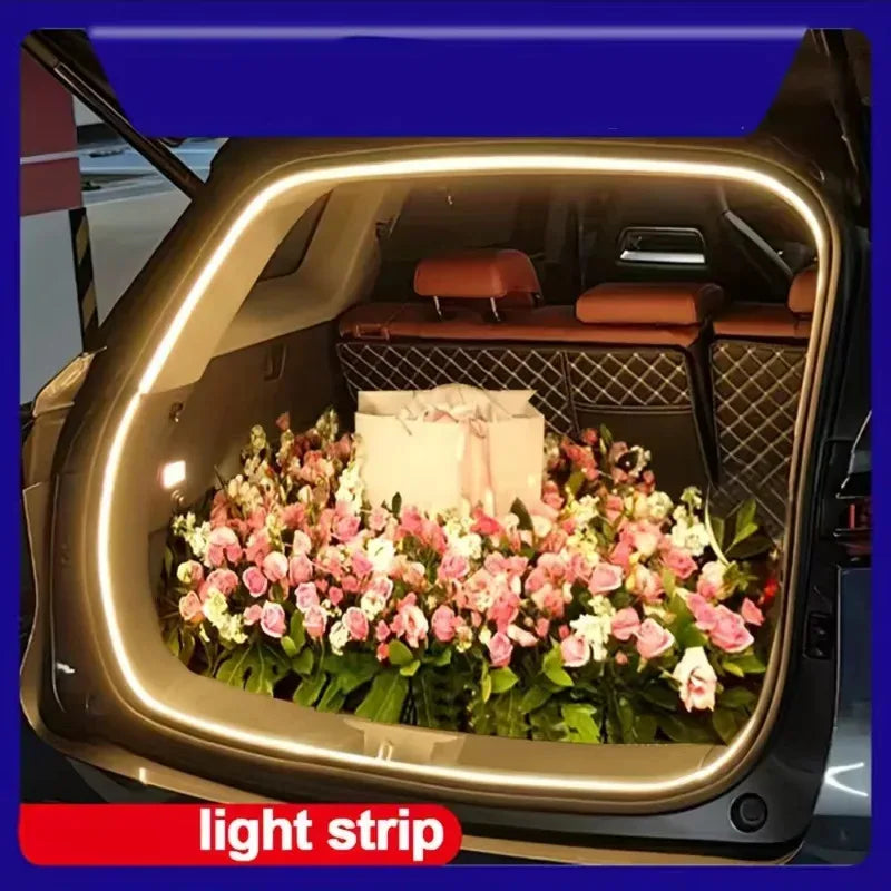BrightTrunk™ Universal LED Trunk Light Strip | Wireless Auto-Sensing Tailgate Ambient Lighting