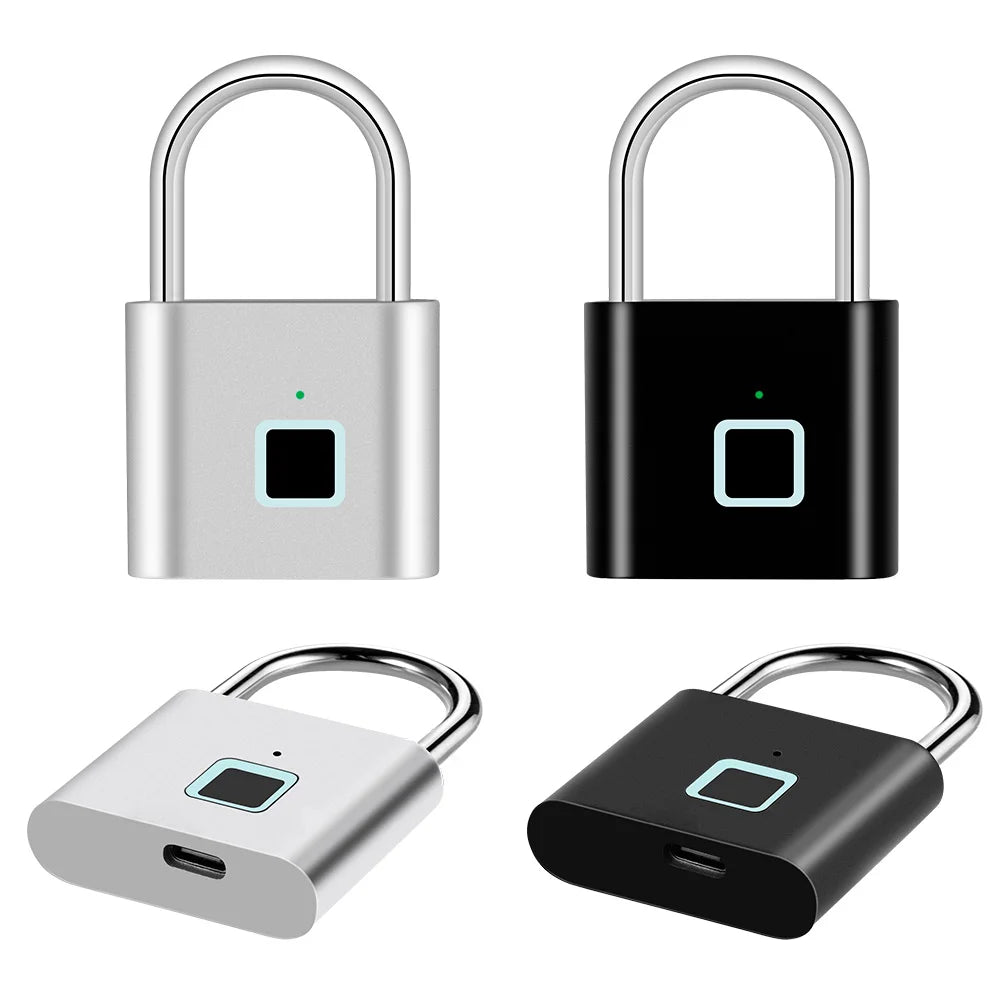 SecureLock™ Smart Fingerprint Padlock Canada | Keyless 
Waterproof Biometric Lock USB-C