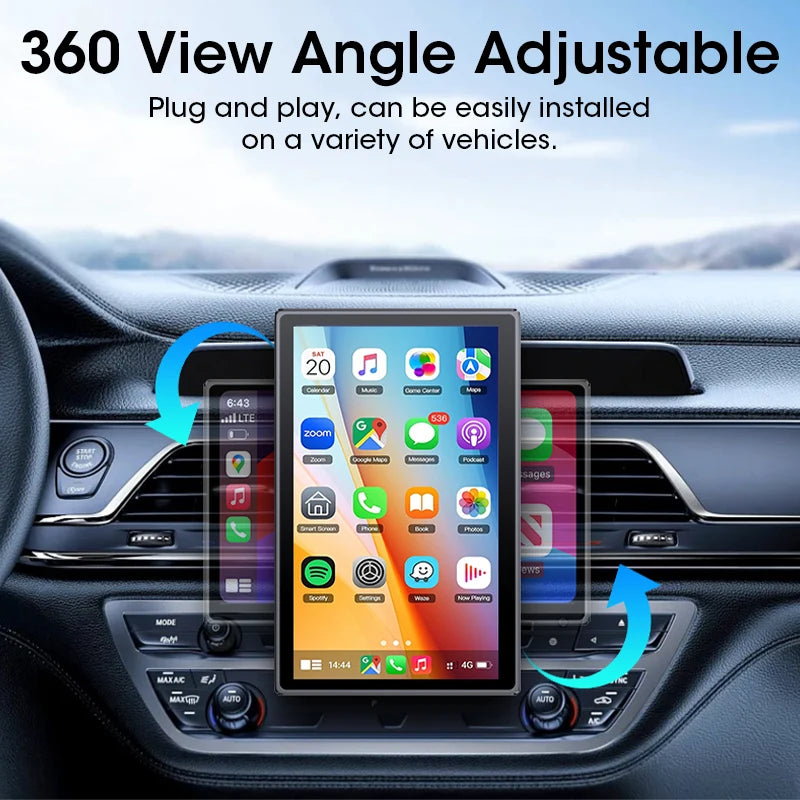 Pro 9" Wireless CarPlay Screen Android Auto Universal