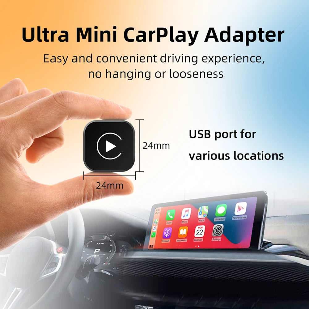 Pro Wireless CarPlay Adapter Canada | Plug & Play 
iPhone Android Auto