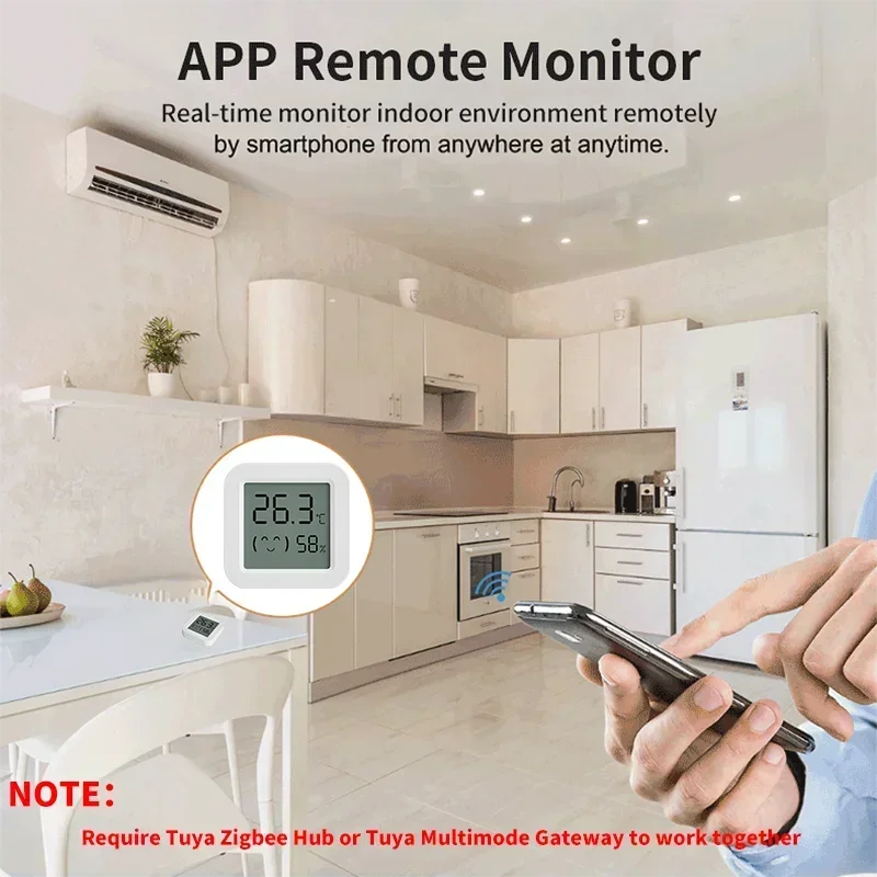 ClimaSense™ Zigbee Smart Temperature Humidity Sensor 
Canada | Alexa Google Home Tuya