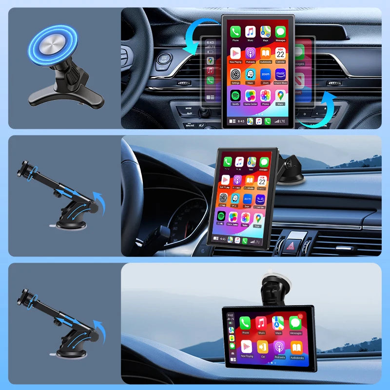 Pro 9" Wireless CarPlay Screen Android Auto Universal