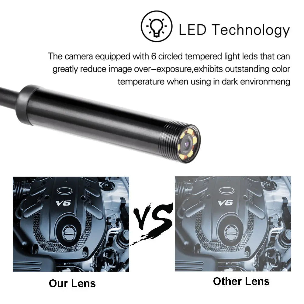 InspectPro™ HD Endoscope Camera Canada | WiFi Inspection 
Camera iPhone Android