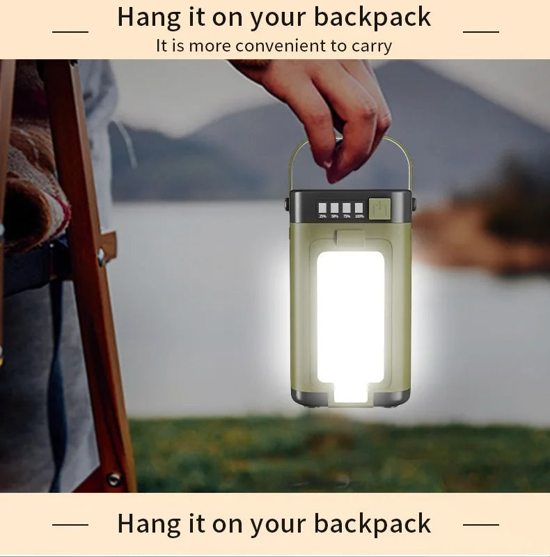 NorthLantern™ Solar Camping Lantern Canada | Foldable 
4-Panel Outdoor Emergency Light