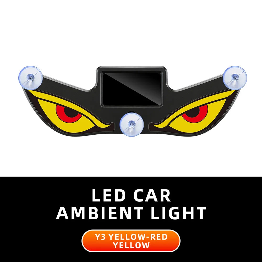 DemonEye™ Solar-Powered Wireless LED Ambient Light | Breathing Atmosphere Window & Dash Lamp