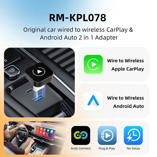 Pro Wireless CarPlay Adapter Canada | Plug & Play 
iPhone Android Auto